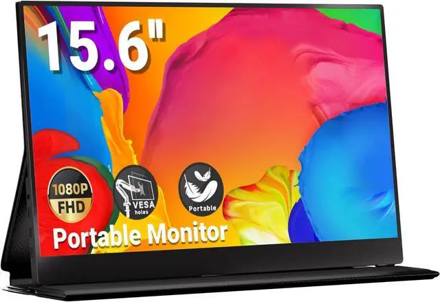 Main image of Ingnok Portable Monitor, 15.6inch FHD 1080P Travel Monitor, Ultra-Thin, USB-C Plug&Play, Built-in Speakers, Portable Screen for Laptop, Mac, Switch/PS5, Travel&Office Assistant