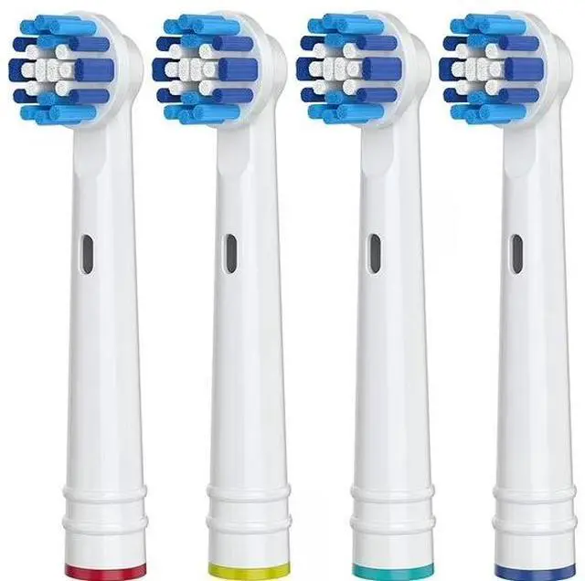 Main image of Replacement Toothbrush Heads for Oral-B, 4 Pack Replacement Heads Compatible with Oral B Braun Electric Toothbrush, Oral-B 7000/Pro 1000/9600/500/3000/8000