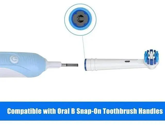 Alt view image 3 of 7 - Replacement Toothbrush Heads for Oral-B, 4 Pack Replacement Heads Compatible with Oral B Braun Electric Toothbrush, Oral-B 7000/Pro 1000/9600/500/3000/8000