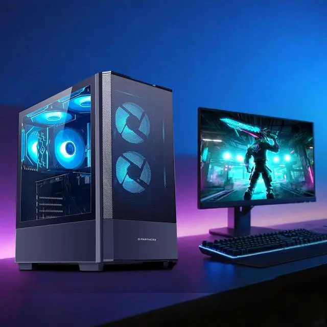 ZYNEEX Gaming PC Desktop, AMD Ryzen 5 5500 (4.2GHz Turbo