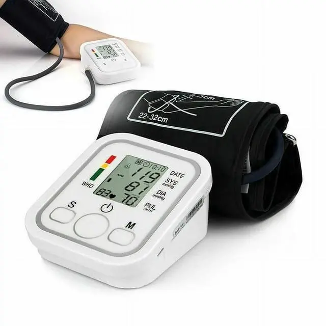 Alt view image 4 of 6 - Blood Pressure Monitor Upper Arm Automatic Digital BP Monitor Adjustable Large Cuff, Monitoring Meter for Home Use