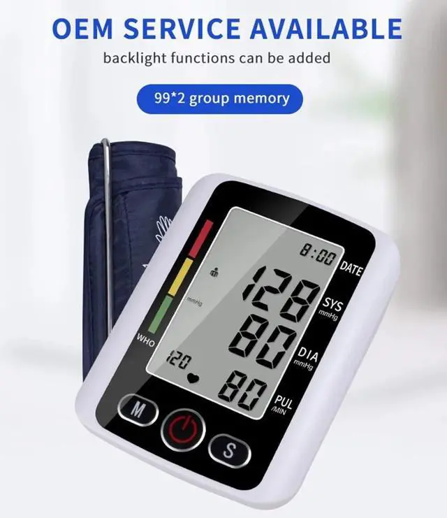 Alt view image 2 of 7 - Blood Pressure Monitors for Home,Tensiometro Digital Automatic High Blood Pressure Monitor
