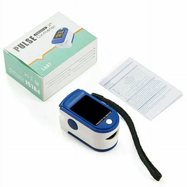 Alt view image 7 of 7 - Fingertip Pulse Oximeter,Blood Oxygen SpO2 Sports and Aviation Fingertip Monitor,Pediatric Pulse Oximeter with Lanyard