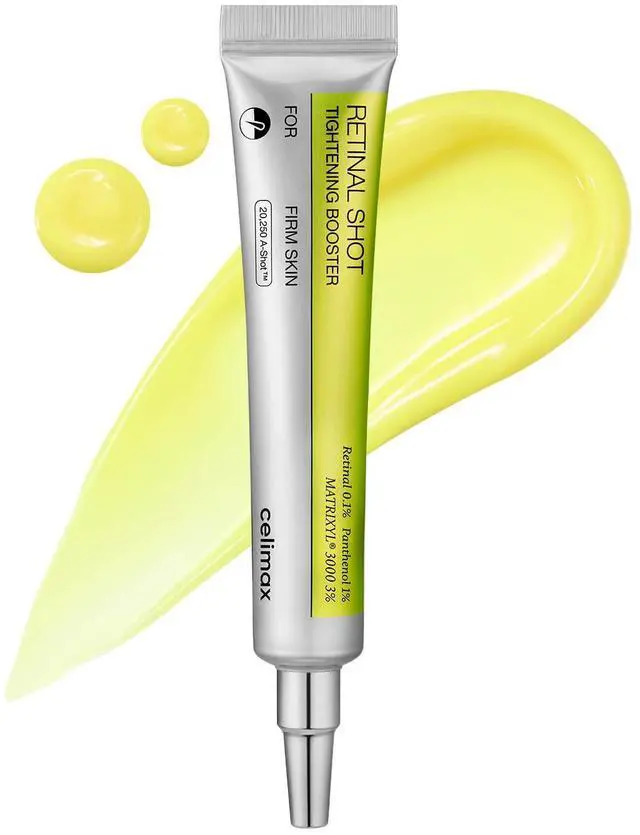 Main image of The Vita A Retinal Shot Tightening Booster | 0.1% Retinal, 3% Matryxyl, High-Strength Retinoid for Anti-Aging, Pore Minimizer, Wrinkles & Fine Lines, Firmer Skin, 15ml, Korean Skin Care Gift