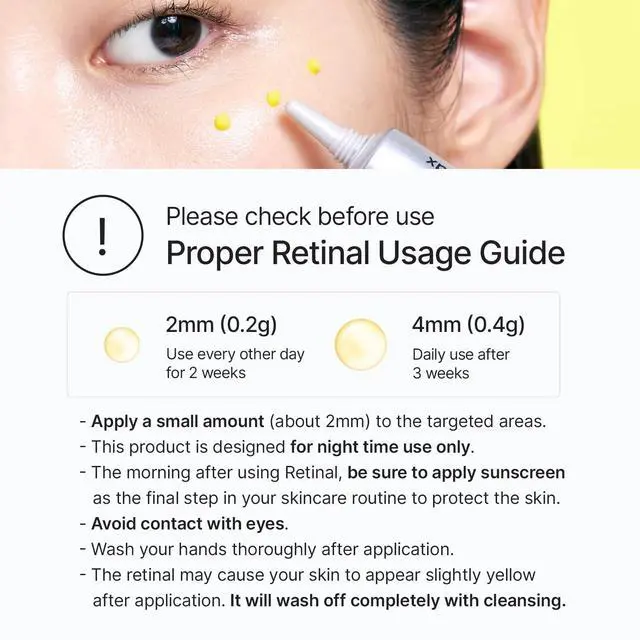 Alt view image 4 of 7 - The Vita A Retinal Shot Tightening Booster | 0.1% Retinal, 3% Matryxyl, High-Strength Retinoid for Anti-Aging, Pore Minimizer, Wrinkles & Fine Lines, Firmer Skin, 15ml, Korean Skin Care Gift