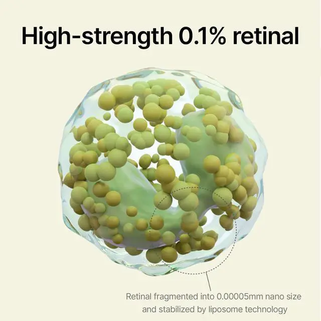 Alt view image 7 of 7 - The Vita A Retinal Shot Tightening Booster | 0.1% Retinal, 3% Matryxyl, High-Strength Retinoid for Anti-Aging, Pore Minimizer, Wrinkles & Fine Lines, Firmer Skin, 15ml, Korean Skin Care Gift