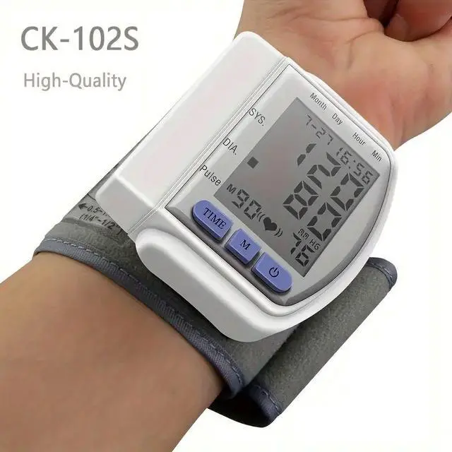 Main image of Accurate Blood Pressure Monitoring Made Easy: Wrist Blood Pressure Monitor With Voice Automatic Digital BP Machine & Carrying Case