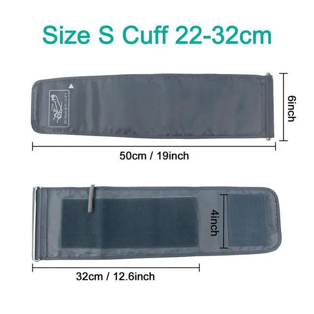 Alt view image 2 of 5 - Universal Upper Arm Blood Pressure Cuff - Adjustable Replacement Cuff (22-32 cm) For Children, Compatible with 99% of Home and Medical BP Monitors