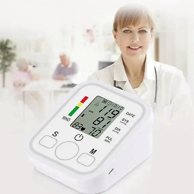 Alt view image 6 of 7 - Blood Pressure Monitor with Extra Large Cuffs,Automatic Accurate Measurement High Blood Pressure Monitor for Doul User