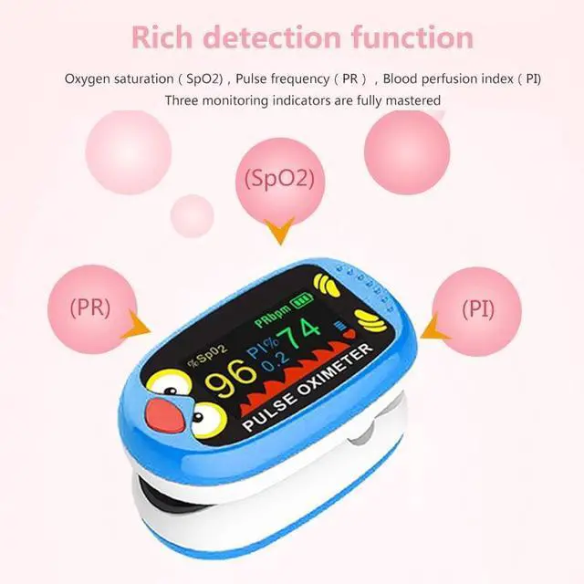 Alt view image 3 of 7 - Rechargeable Fingertip Pulse Oximeter,Blood Oxygen Saturation Monitor use for PR and SPo2