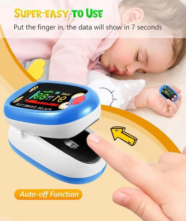 Alt view image 5 of 7 - Rechargeable Fingertip Pulse Oximeter,Blood Oxygen Saturation Monitor use for PR and SPo2