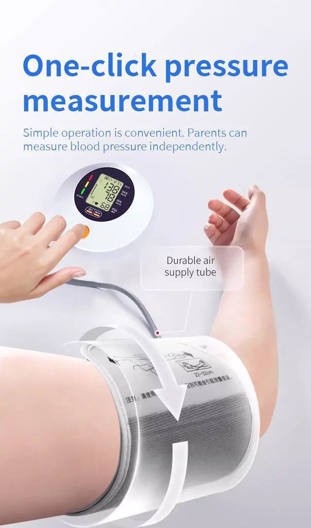 Alt view image 5 of 7 - New Upgrade Upper Arm Blood Pressure Monitor Adjustable Comfort Arm Cuff Digital Home BP Machine