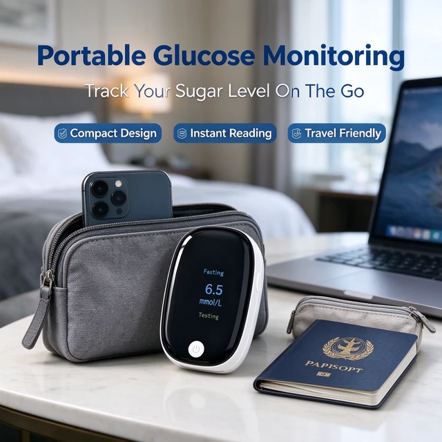 Alt view image 3 of 5 - 2-in-1 Glucose & SpO2 Monitor