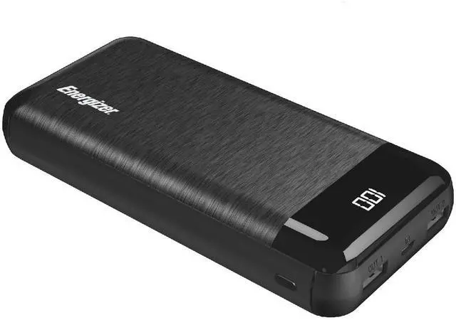 Main image of Energizer Power Bank 20000mAh Portable Battery Pack, Backup Phone Charger with LCD Display Compatible with iPhone16 15 14 13 12 Plus/Pro/Pro Max, iPhone All Series, Samsung, Android devices_UE20058