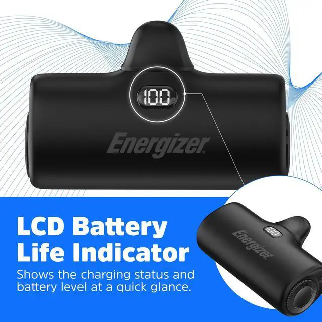 Alt view image 5 of 7 - Energizer Portable Charger 4600mAh Power Bank 22.5W USB-C Output Charging Compatible with the iPhone Android devices, tablet_UE4600PQ