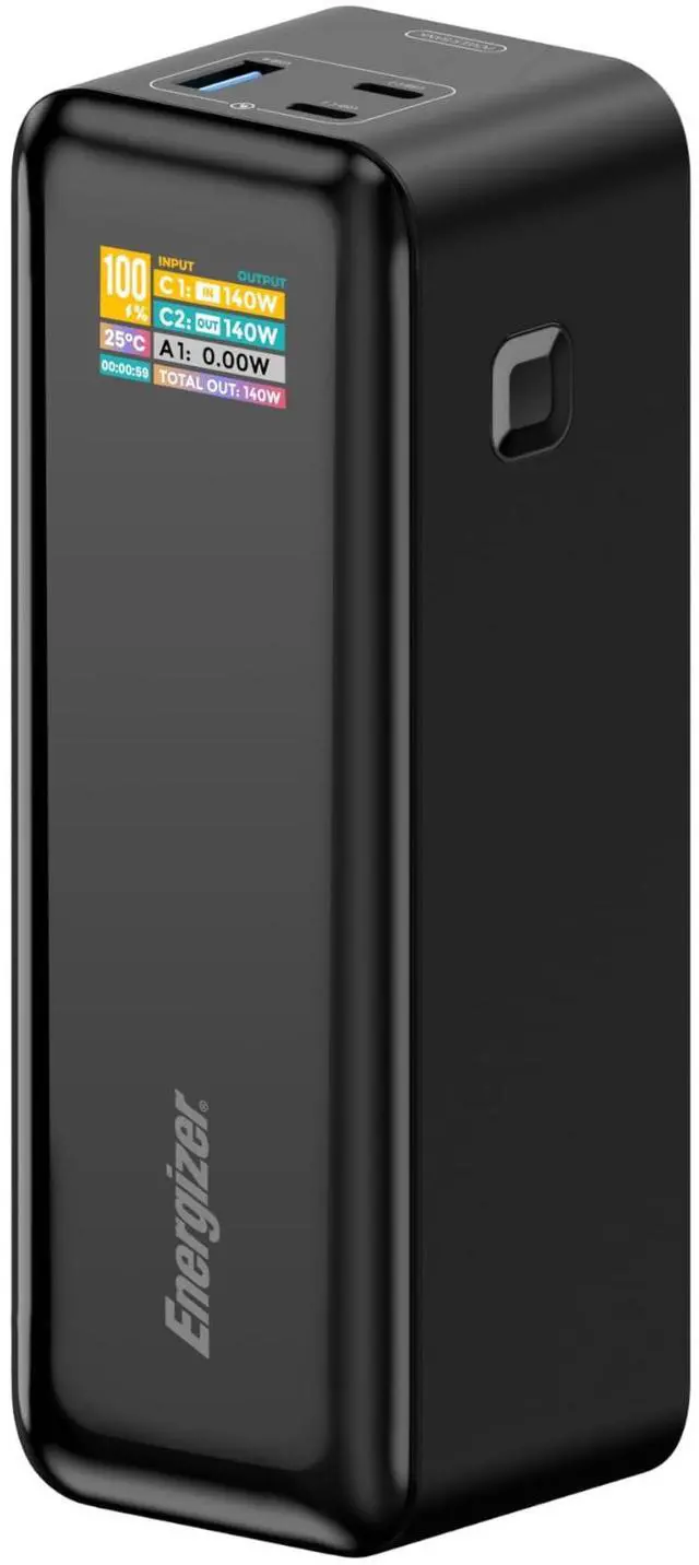 Main image of Energizer Power Bank 27000mAh with PD 140W USB-C Outputs Fast Charging Battery Pack USB-A 30W with Intelligent Digital LCD Display for Laptop, Tablet, Smartphone and etc_XP27000PD