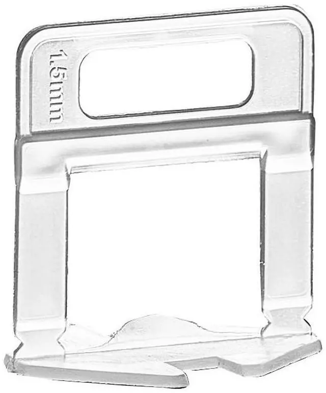 Alt view image 2 of 8 - VEVOR Tile Leveling System Clips, 2000-Piece 1/16" Tile Spacers Clips Tile Tools, 1.5mm Floor Wall Spacer Tiling Tool Set, Tile Installation Tools for Professional Ceramic Tile and Stone Installation