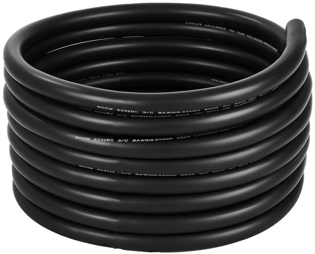 Alt view image 8 of 14 - 50 FT 6AWG Portable Electrical Power Cable Extension Cord Copper Wire 600V