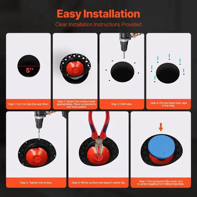 Alt view image 12 of 14 - VEVOR Freestanding Tub Drain Rough-in Kit with 2 Brass Tail Pipes and PVC Adapter