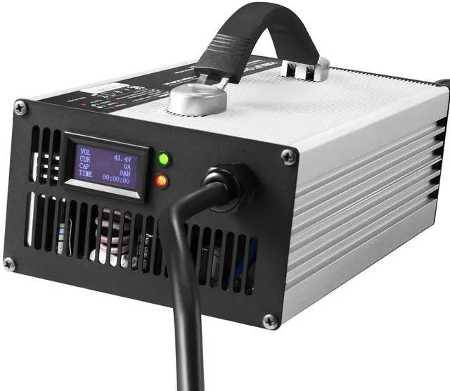 Main image of Forklift Battery Charger, 36V, 30A Smart Fully-Automatic Lead-Acid Battery Charger, 24 Volt Trickle Charger with Anderson Plug, Cooling Fan, OLED Display, for Forklift Golf Cart Floor Scrubber