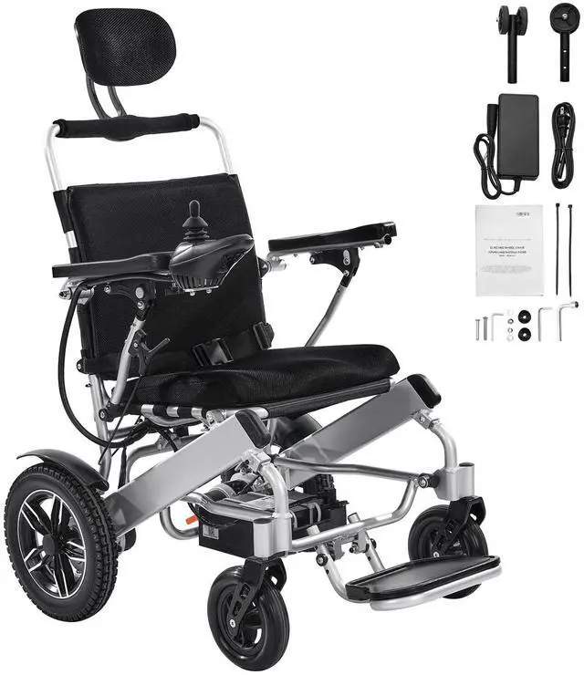 Main image of Electric Wheelchair for Adults, 300lbs Capacity with Adjustable Backrest, Foldable Lightweight Motorized Wheelchair,13-Mile Range,All-Terrain Powered,Portable 21 Seat for Seniors & Disabled