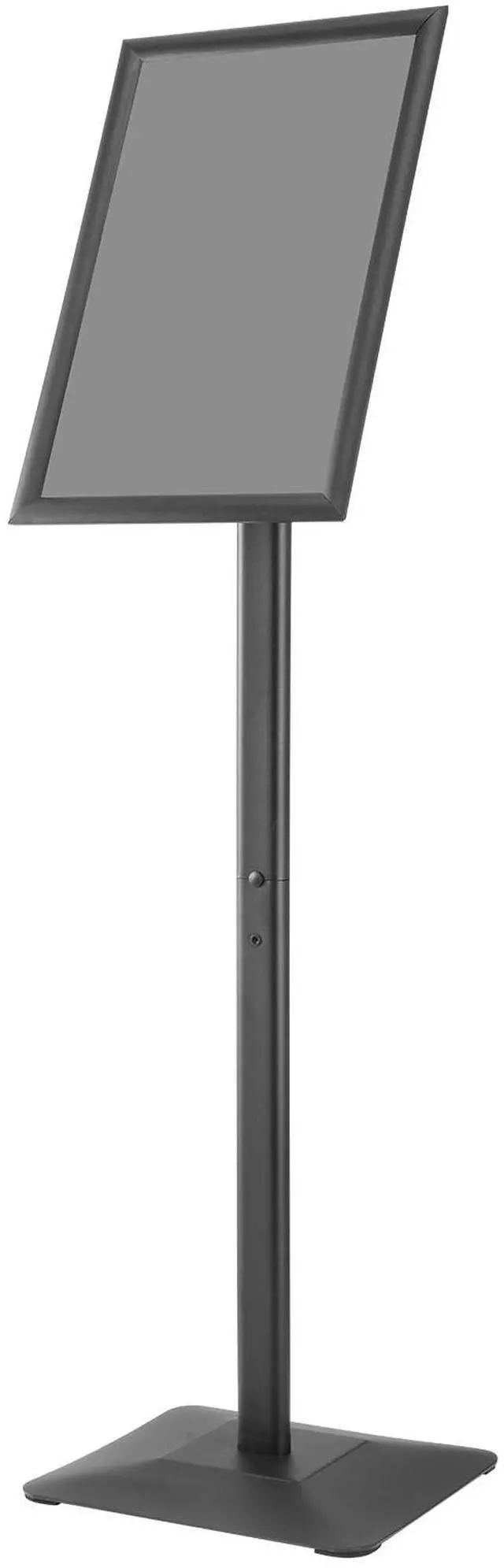 Alt view image 8 of 14 - VEVOR Pedestal Sign Holder, 11 x 17 Inch Vertical and Horizontal Adjustable Poster Stand, Heavy-Duty Floor Standing Sign Holder with Metal Base for Display, Advertisement, and Outdoor, Black