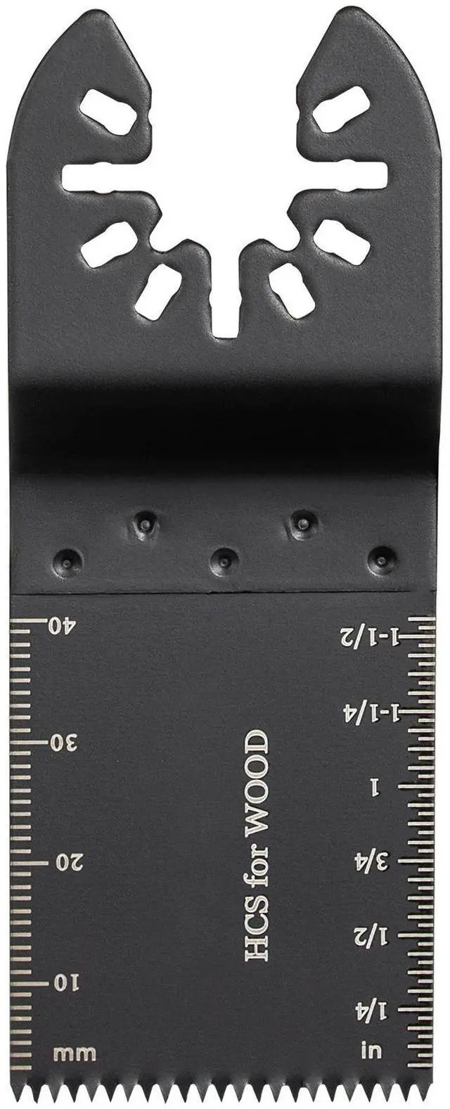 Alt view image 9 of 15 - VEVOR 100PCS Oscillating Saw Blades, Quick Release Multitool Blades Kit, HCS Tool Blades for Wood Plastic Metal Nails Bolts, Compatible with Dewalt Dremel Fein Worx Bosch Makita Milwaukee