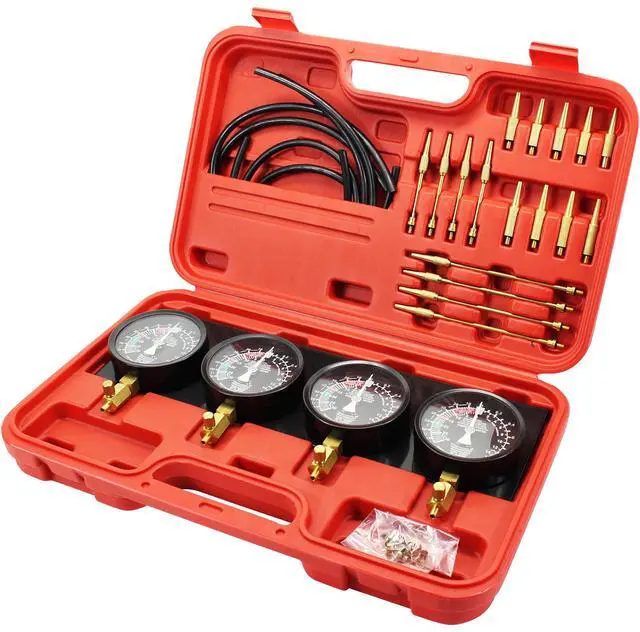 Main image of Bestauto Fuel Vacuum Carburetor Synchronize Tool Kit Fuel Vacuum Carburetor Synchronizer carb sync Gauge Set with Rubber Hose