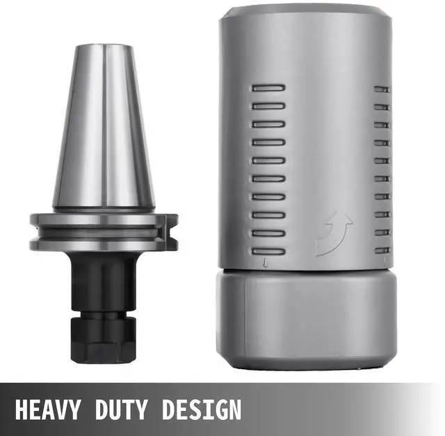 Alt view image 2 of 7 - 8Pcs 2.76'' CAT40-ER16 COLLET CHUCKS Tool Holder Set CNC Tested Heavy Duty