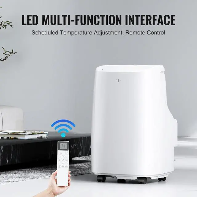 Alt view image 4 of 8 - VEVOR  Portable Air Conditioner 12k BTU 3 in 1 AC Cool Dehumidifier Fan