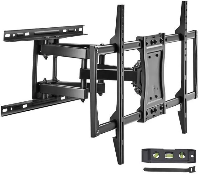 Alt view image 8 of 14 - VEVOR Full Motion TV Mount Fits for Most 37-75 inch TVs, Swivel Tilt Horizontal Adjustment TV Wall Mount Bracket with 4 Articulating Arms, Max VESA 600x400mm, Holds up to 132 lbs