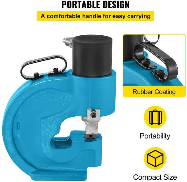Alt view image 6 of 7 - CH-70 Hydraulic Hole Punching Tool 35T Hole Digger Force Puncher Smooth Hole Puncher for Iron Plate Copper Bar Aluminum Stainless Steel