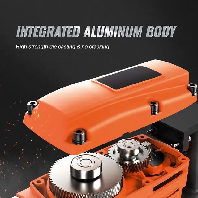 Alt view image 11 of 15 - VEVOR Demolition Jack Hammer Concrete Breaker 2200W Electric Hammer 6 Chisel Bits