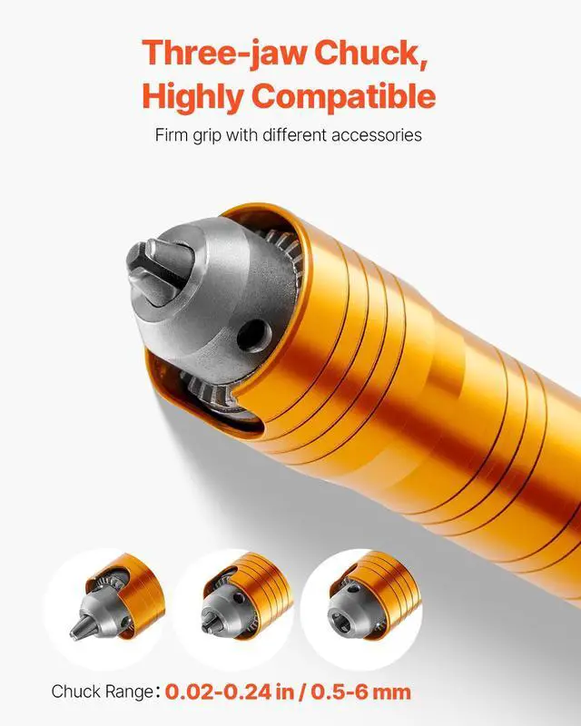 Alt view image 4 of 8 - VEVOR Flex Shaft Grinder, 1200W 30,000RPM Electric Flex Shaft Rotary Tool Carver, Multi-functional Hanging Grinding Machine with 31PCS Accessories & Foot Pedal for Carving Buffing Drilling Polishing