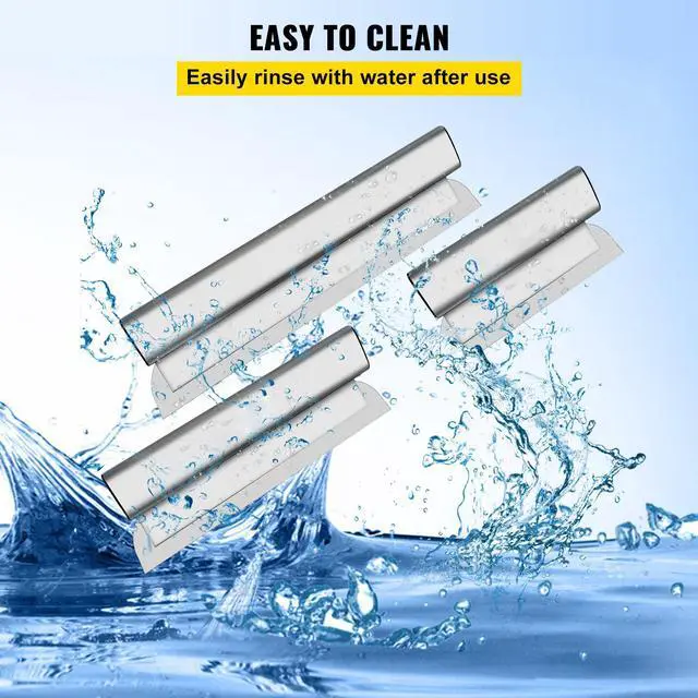 Alt view image 14 of 15 - VEVOR Skimming Blade Set,10"+24"+32" Blades + 35"-78" Extension HandleEuropean Stainless Steel Construction Knife, Aluminum Blade Profile Smoothing Knockdown Spatula for Gyprock/Drywall/Wall-Board