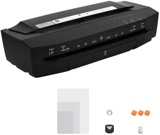 Alt view image 8 of 14 - VEVOR Laminator Machine, Cold and Hot Laminator for Max A3 Paper Size, 1 min Quick Warm Portable Laminator, 3-10 mil Thickness, Ideal for Home, Office, Business, or School Supplies, Black