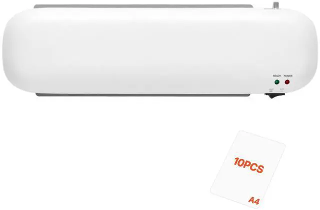 Alt view image 2 of 8 - VEVOR Laminator Machine, Thermal Laminator for Max A4 Paper Size, 3-4 min Quick Warm Portable Laminator, 3-5 mil Thickness, Ideal for Home, Office, Business, or School Supplies, White + Grey