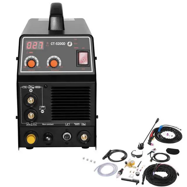 Alt view image 3 of 9 - VEVOR 3 in 1 Plasma Cutter Welder Machine TIG/MMA Welder Plasma Cutter Combo 110/220V