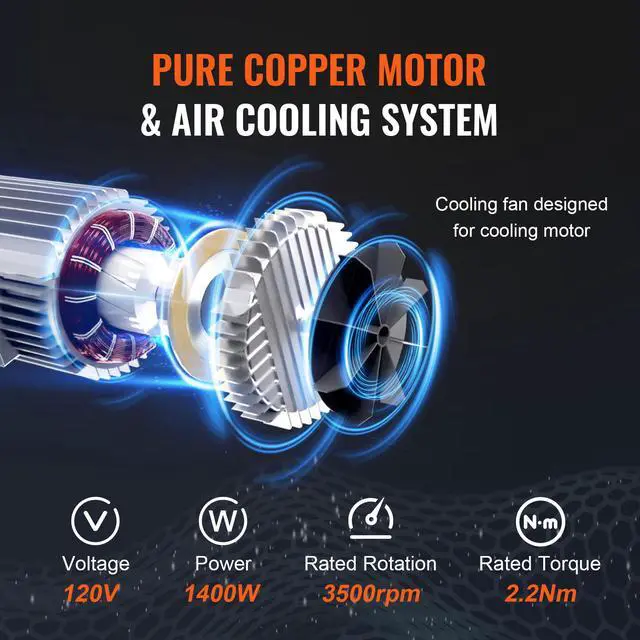 Alt view image 12 of 14 - VEVOR Electric Chain Hoist, 2200 lbs/1 ton Capacity, 10 ft Lifting Height, 10 ft/min Speed, 120V, Single Phase Overhead Crane with G100 Chain, 10 ft Wired Remote Control for Garage, Shop, Hotel, Home