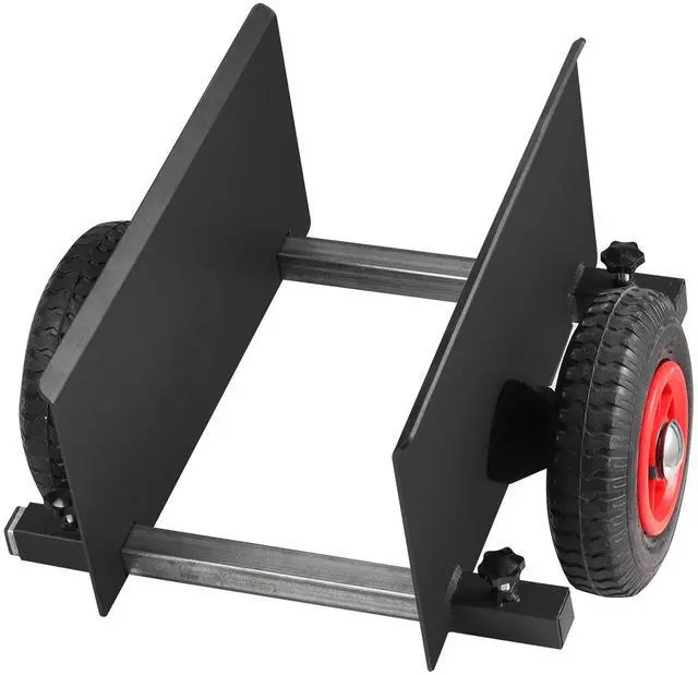 Alt view image 8 of 14 - VEVOR Panel Dolly, 600LBS Capacity Slab Dolly, Heavy-duty Drywall Mover with 8" Pneumatic Wheels, Adjustable Clamp Panel Cart for Drywall Sheet, Material Handling, All Terrain Moving Cart