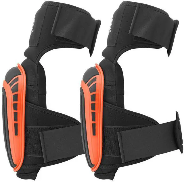 Alt view image 2 of 8 - VEVOR Knee Pads for Work, Extended Heavy Duty Construction Knee Pads with 2 Extension Straps, Anti-Slip Foam Gel Knee Pads, Men & Women, for Gardening Flooring Roofing and Cleaning, Black and Orange