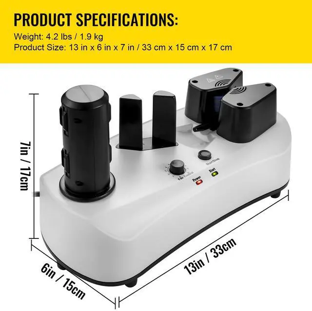 Alt view image 7 of 7 - Air Cushion Machine, Sealing Speed 7.2-7.8 ft/min Air Pillow Machine, 110V Air Pillow Packaging Machine, Portable Air Cushion Wrap Machine for Inflatable Packaging+164 ft/50 m Test Film Roll