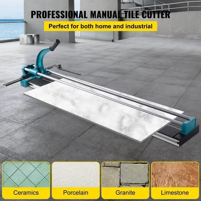 Alt view image 2 of 7 - Manual Tile Cutter 48"/1200mm Cutting Machine w/ Laser Guide for Ceramic