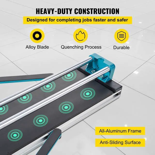 Alt view image 5 of 7 - Manual Tile Cutter 48"/1200mm Cutting Machine w/ Laser Guide for Ceramic