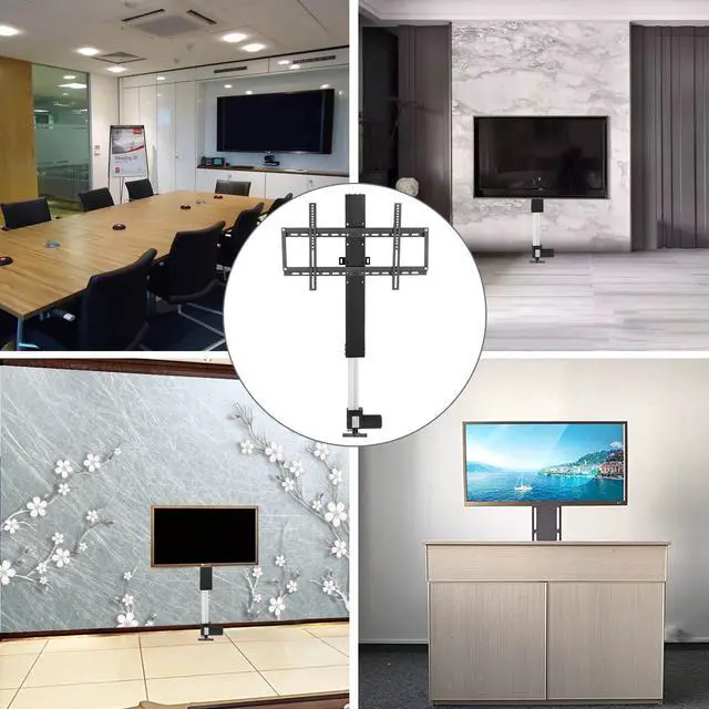 Alt view image 7 of 7 - Automated TV Elevator, 20" Stroke for 28-32" TVs. Remote-Controlled, Adjustable Height 30-50", Supports up to 132 lbs