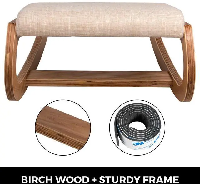 Alt view image 3 of 7 - Ergonomic Kneeling Chair Heavy Duty Better Posture Kneeling Stool Office Chair Home for Body Shaping Relieveing Stress Meditation Desk Computer Kneeling Stool Chair