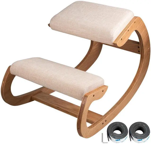 Main image of Ergonomic Kneeling Chair Heavy Duty Better Posture Kneeling Stool Office Chair Home for Body Shaping Relieveing Stress Meditation Desk Computer Kneeling Stool Chair