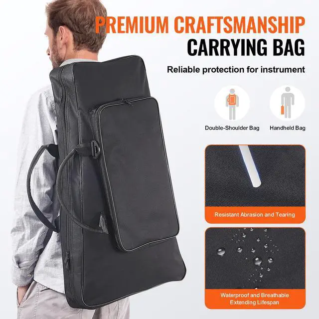 Alt view image 13 of 14 - VEVOR  32 Note Glockenspiel Xylophone Bell Kit, Professional Percussion Instrument Set with Mallets, Drum Sticks, Music Stand,  8" Practice Pad, Adjustable Stand and Carrying Bag for Students & Adults