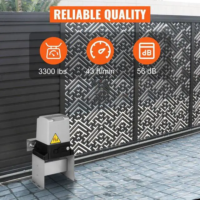 Alt view image 2 of 7 - 3300lbs Automatic Sliding Gate Opener Driveway Operator Infrared Sensor