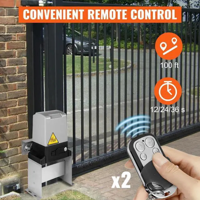 Alt view image 3 of 7 - 3300lbs Automatic Sliding Gate Opener Driveway Operator Infrared Sensor